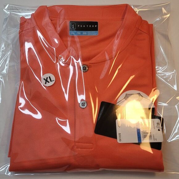 PGA TOUR Men's Edge Collar Polo Shirt - Picture 3 of 3